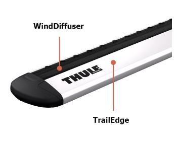 Strešní nosič THULE Evo WingBar Edge Black 7204/7213B/7213B pro DODGE Journey