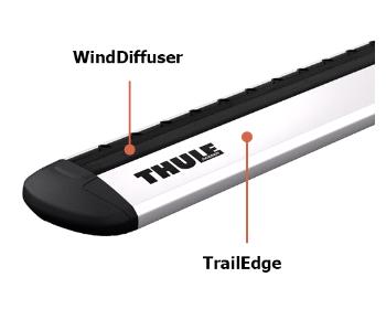 Střešní nosič THULE Evo WingBar Edge 7205/7215/7215/5039 pro VOLVO S90