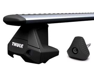 Střešní nosič THULE Evo WingBar Black 7105/7114B/5246 pro AUDI Q3 Sportback Thule Evo Clamp 7105