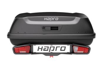 Box na tažné zařízení Hapro Boxer M340 Hexagon Black