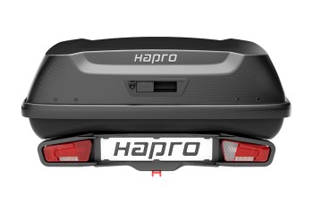 Box na tažné zařízení Hapro Boxer M340 Hexagon Black
