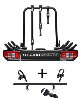 Nosič kol Atera Strada Sport M3 PRO Black + adapter 022 625 PRO (3+1)